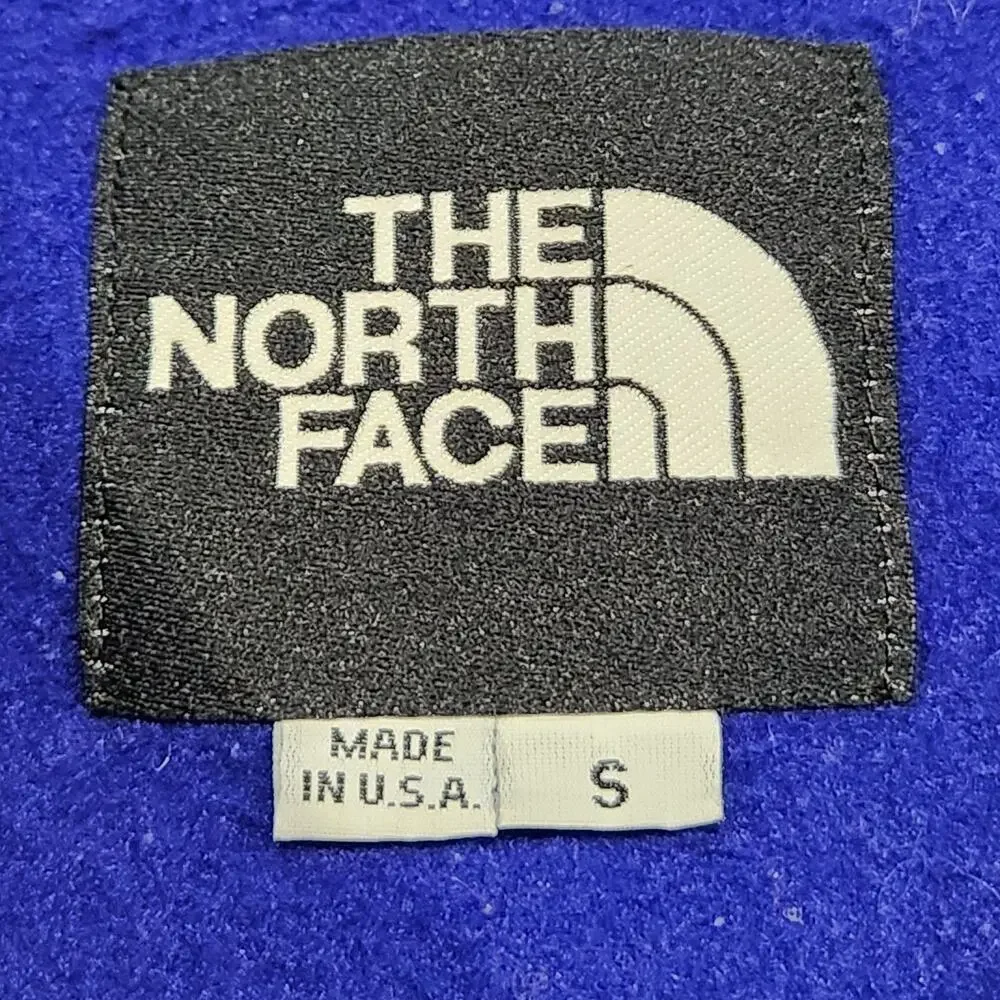 VTG 90s The North Face TNF Mens S Small Fleece‎ Full Zip Vest Jacket USA Made